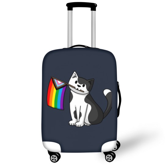 Discover Progress Pride  Pride Cat Luggage Covers