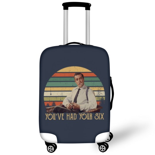 Discover You've Had Your Six Vintage Luggage Covers Luggage Covers Dr No, James Bond Luggage Covers For Fans