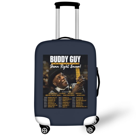 Discover Buddy Guy 2025 The Damn Right Encore Tour Dates Luggage Covers