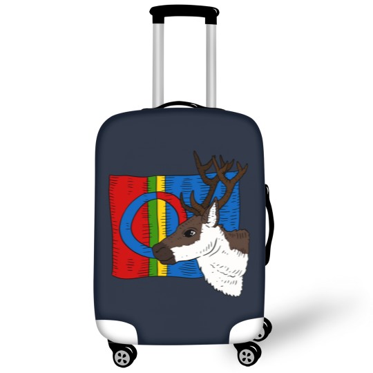Discover sami flag and reindeer. Sámi people. Luggage Covers