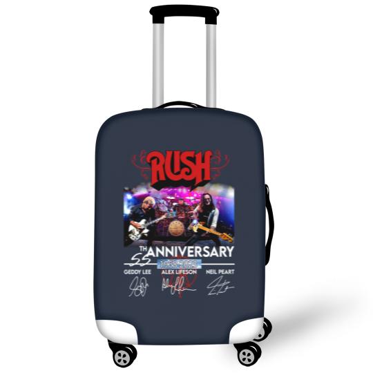 Discover 55 Years RUSH Band 1968-2023 Signatures Luggage Covers