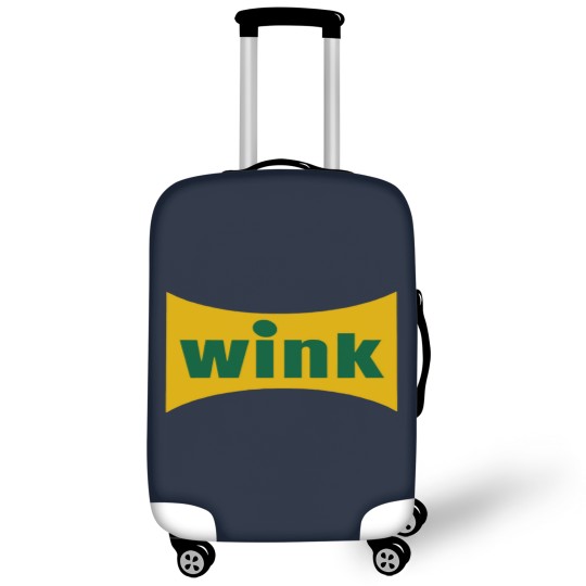 Discover Wink Grapefruit Flavored Soft Drink Soda Pop Logo Luggage Covers