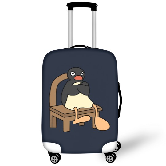 Discover Angry Pingu Classic Luggage Covers