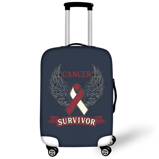 Discover Cancer Survivor Head and Neck Cancer Luggage Covers