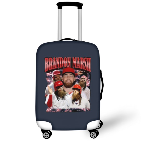 Discover Bran!don Marsh Luggage Covers, Brandon Baseball Player Marsh Luggage Covers
