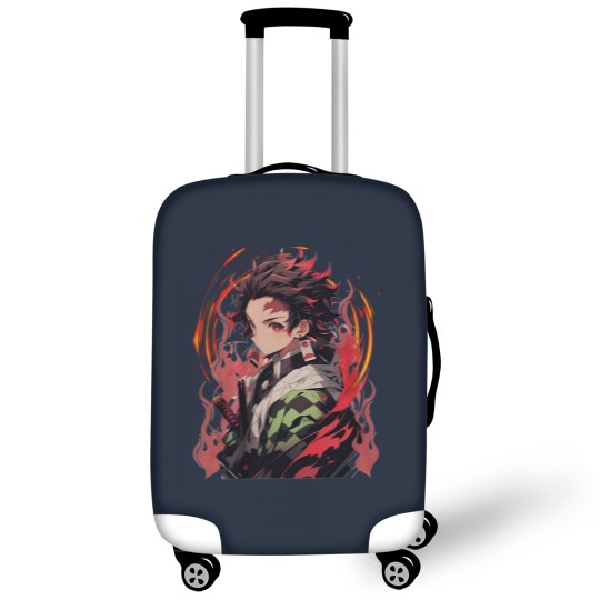 Discover Anime Luggage Covers, Tanjirou Luggage Covers, Anime Lovers Luggage Covers