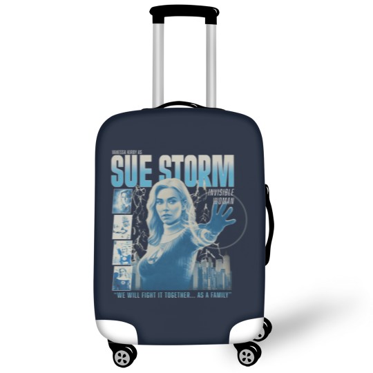 Discover Vintage Sue Storm File Invisible Woman Luggage Covers, Fantastic Four First Steps Luggage Covers