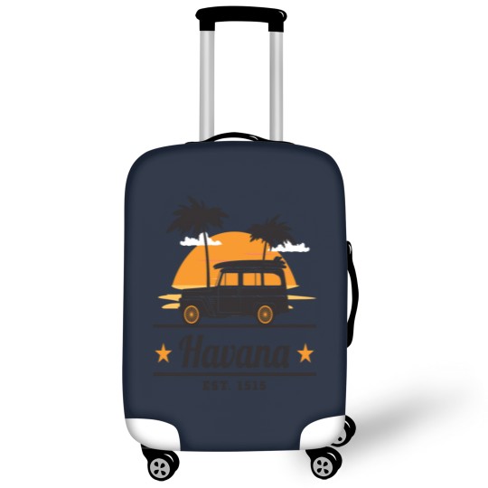 Discover Cuba Surfboards Car Havana Cuban Cubano Luggage Covers