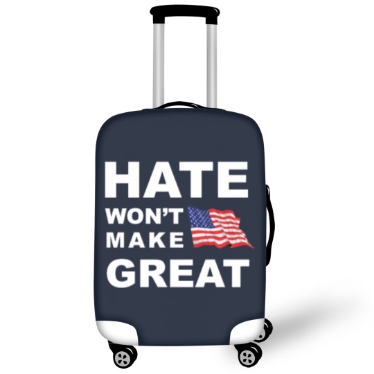 Discover Hate Won't Make US Great Men's Woman's Classic Ame Luggage Covers