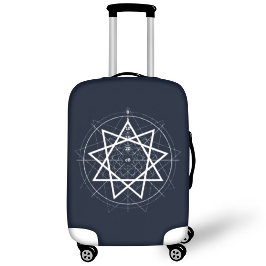 Discover Nine Point Star Nonagram Slipknots Luggage Covers