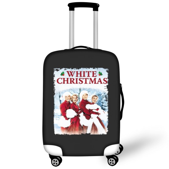 Discover My Life white christmas Luggage Covers