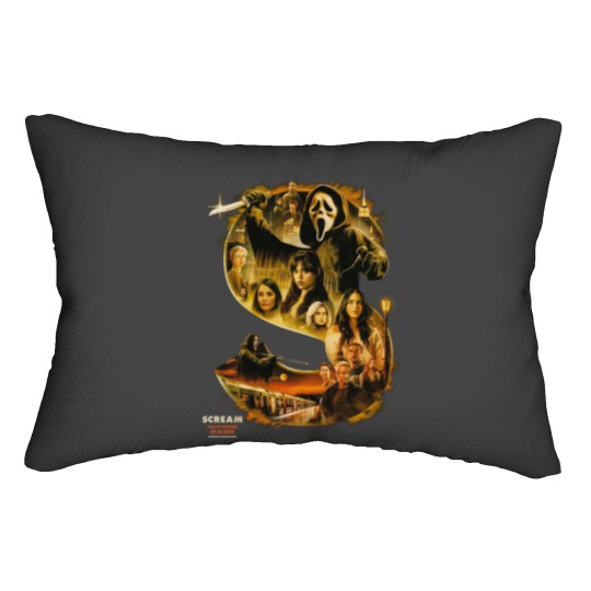 Discover Scream VI Movie Poster Lumbar Pillow - Ghostface Gift