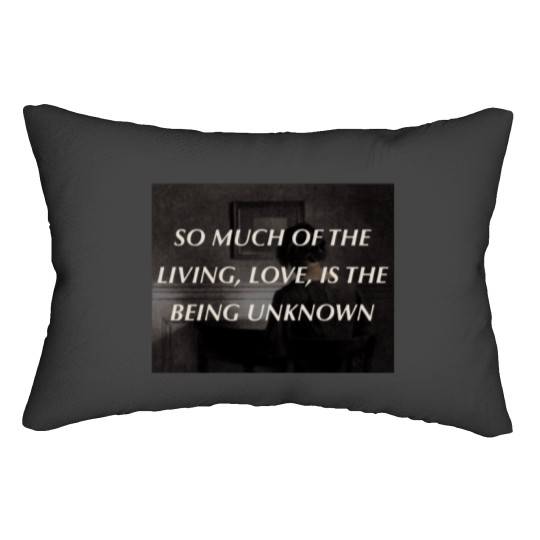 Discover UnknownNth lyrics art Lumbar Pillows
