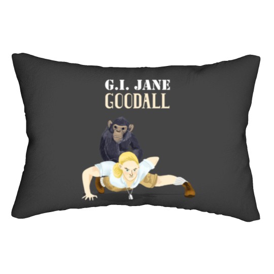 Discover GI Jane Goodall Lumbar Pillows