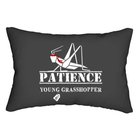 Discover Patience Young Grasshopper Lumbar Pillows