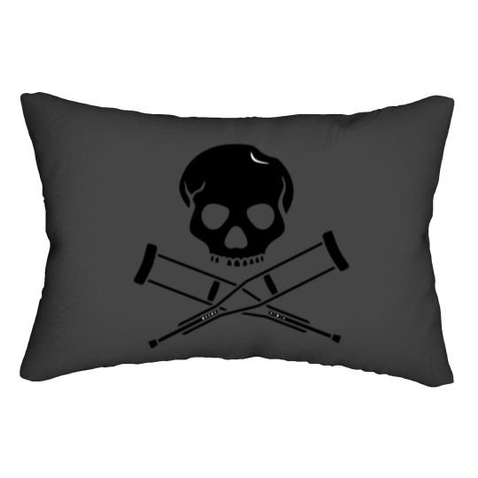 Discover Very cool Skull Sticker Lumbar Pillows