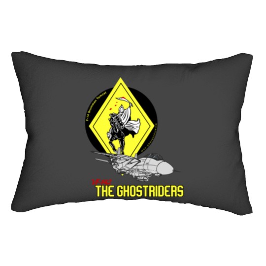Discover F-14 Grumman Tomcat VF-142 The Ghostriders Lumbar Pillows