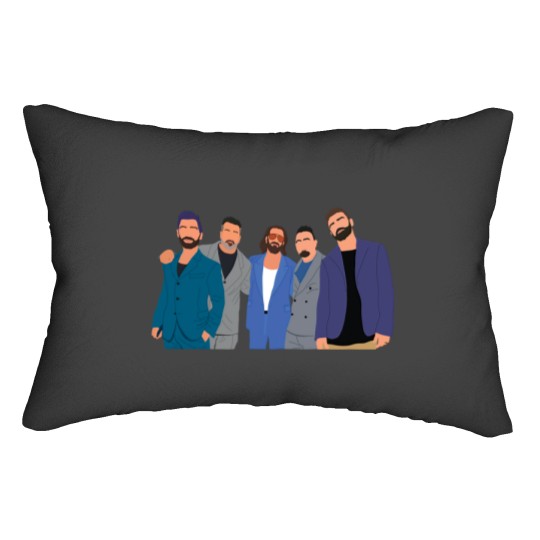 Discover NSYNC 90s boyband fan JC Chasez, Lance Bass, Justin Timberlake Classic Lumbar Pillows