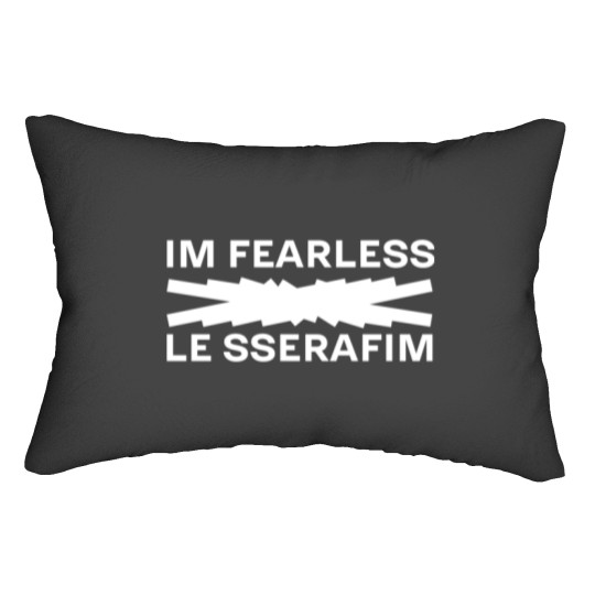 Discover LESSERAFIM LOGO - IM FEARLESS Long Lumbar Pillows