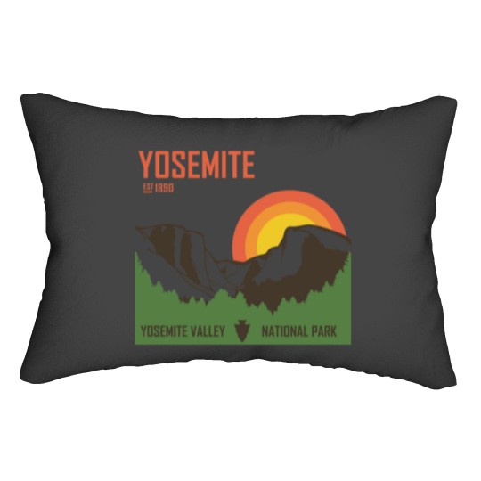 Discover Yosemite National Park Lumbar Pillows