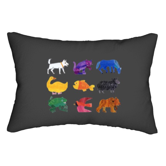 Discover Eric Carle Animals Lumbar Pillows