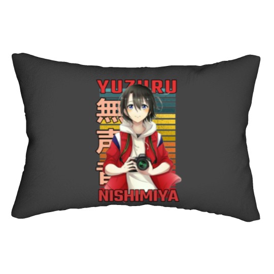 Discover Yuzuru Nishimiya A Silent Yuzuru Nishimiya A Silent Voice Eiga Koe no Katachi Anime Design  C Lumbar Pillows