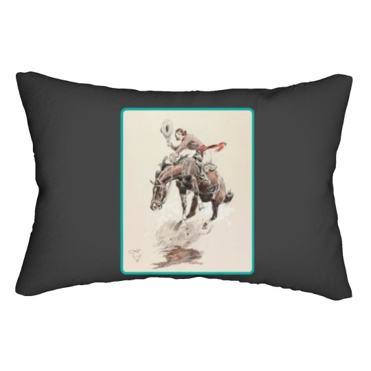 Discover Cowgirl Cowboy Rodeo Horse Western Country Vintage America Lumbar Pillows