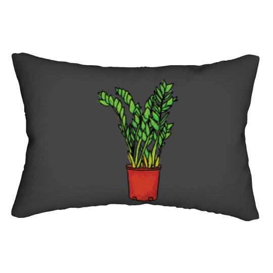 Discover ZZ Gem Zanibar Gem Plant Lumbar Pillows