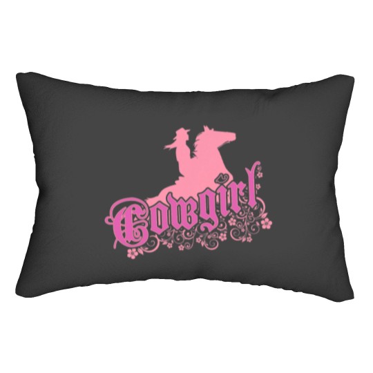 Discover Cowgirl Equestrian Horse Riding Lumbar Pillows