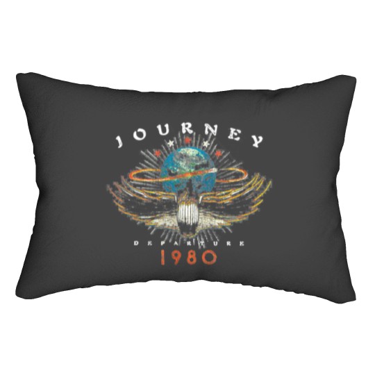Discover Journey Departure Tour 1980 Men’s Lumbar Pillows, Lumbar Pillows For Music Fan