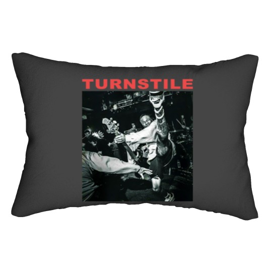 Discover Turnstile-American-Hardcore-Punk-Band Lumbar Pillows
