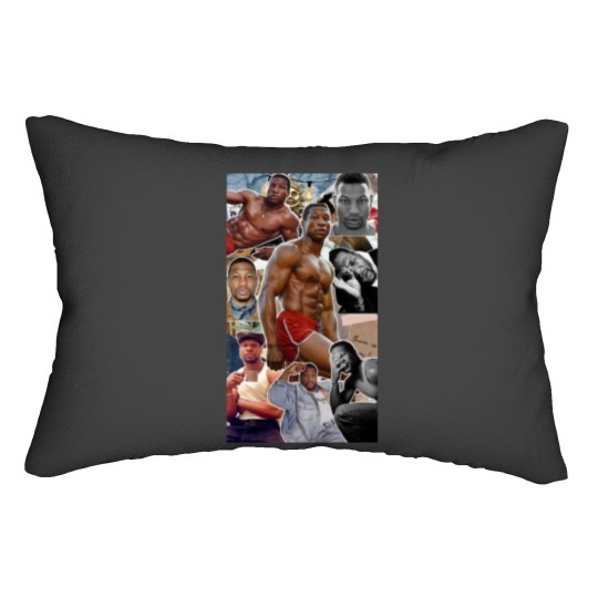 Discover Jonathan Majors photo collage Lumbar Pillows