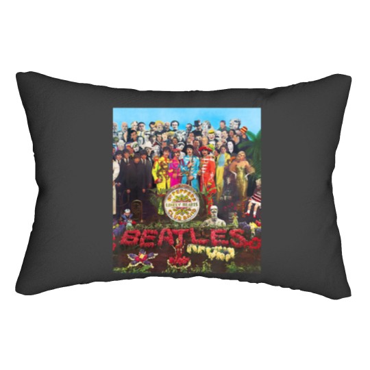 Discover The Beatles1 Sgt Peppers Album Lumbar Pillows