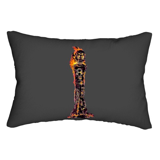 Discover Zozobra tower Lumbar Pillows