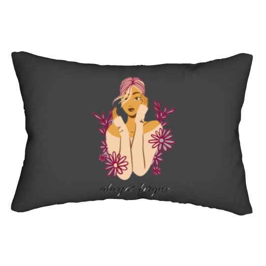 Discover zozobra always forgive Lumbar Pillows