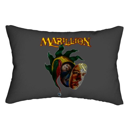 Discover MARILLION Market Square Heroes ARTWORK Lumbar Pillows