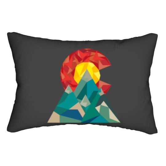 Discover Colorado Geo Lumbar Pillows