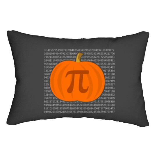 Discover Pi Day Pumpkin Pie Math Pie Digits Halloween Thanksgiving Lumbar Pillows