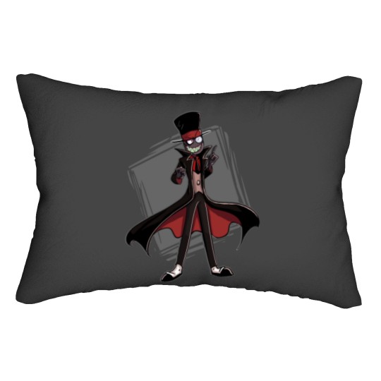 Discover Villainous Black Hat Lumbar Pillows