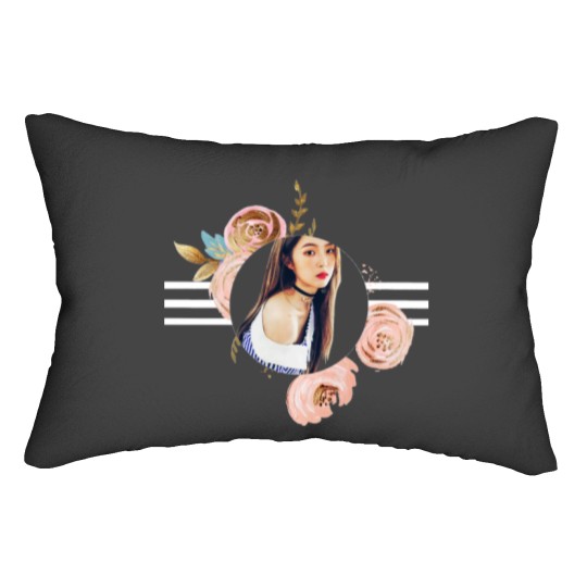 Discover Irene - Red Velvet Lumbar Pillows