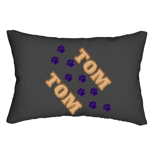 Discover Tom Tom Footprint Lumbar Pillows