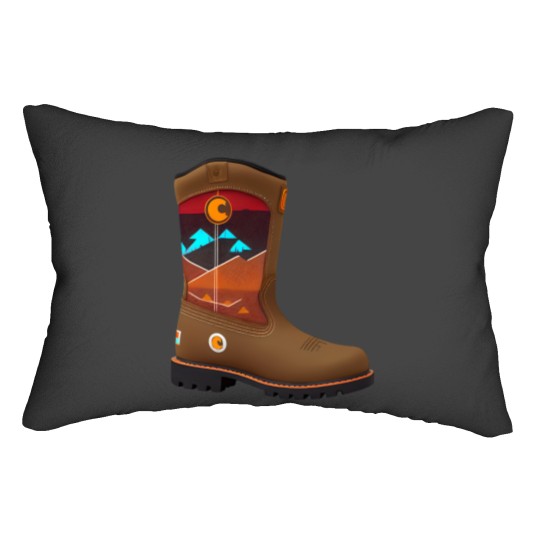 Discover Cowboy Boot , Cow Boot Lumbar Pillows