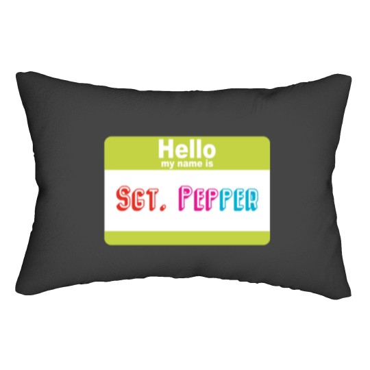 Discover Sgt. Pepper name Lumbar Pillows