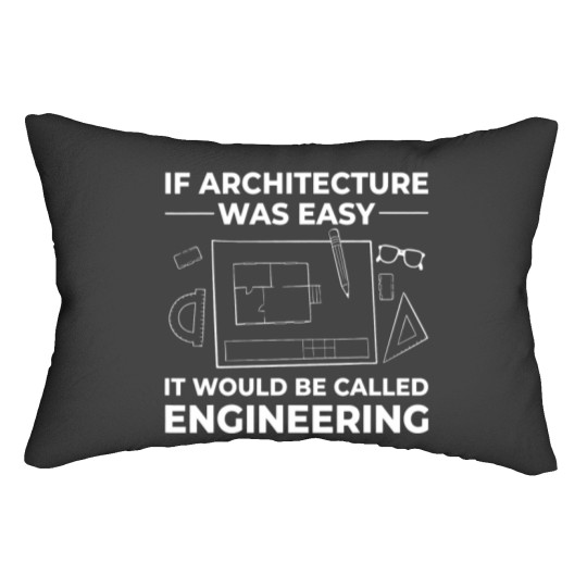 Discover Architecture Designer Engineering Drawing House Architect 21 Lumbar Pillows