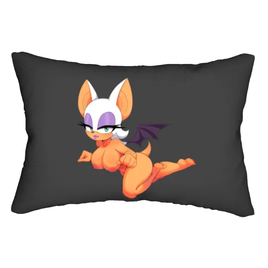 Discover Rouge the bat (4) Lumbar Pillows