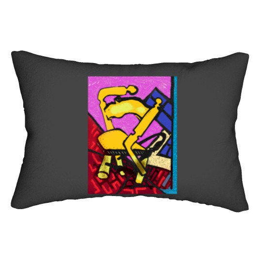 Discover Chair Lover Lumbar Pillow