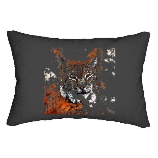 Discover Bobcat Bobcat Animal Wildlife Forest Nature Discovery Fauna Lumbar Pillows