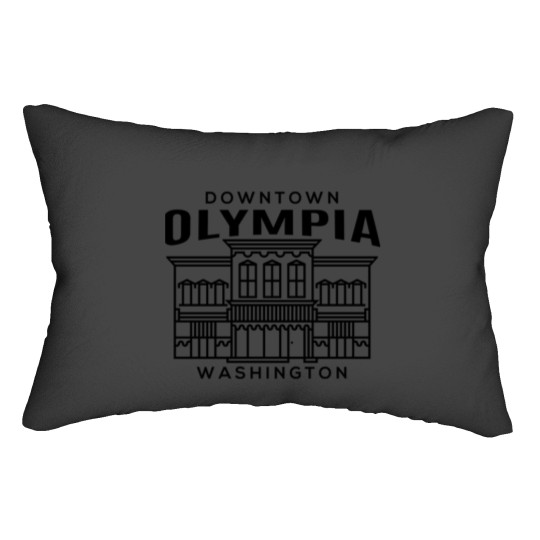 Discover Downtown Olympia WA Lumbar Pillows