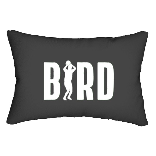 Discover Birdwhite print Lumbar Pillows