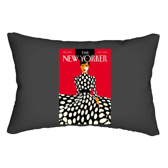 Discover Woman Art Aesthetic Poster Lumbar Pillows